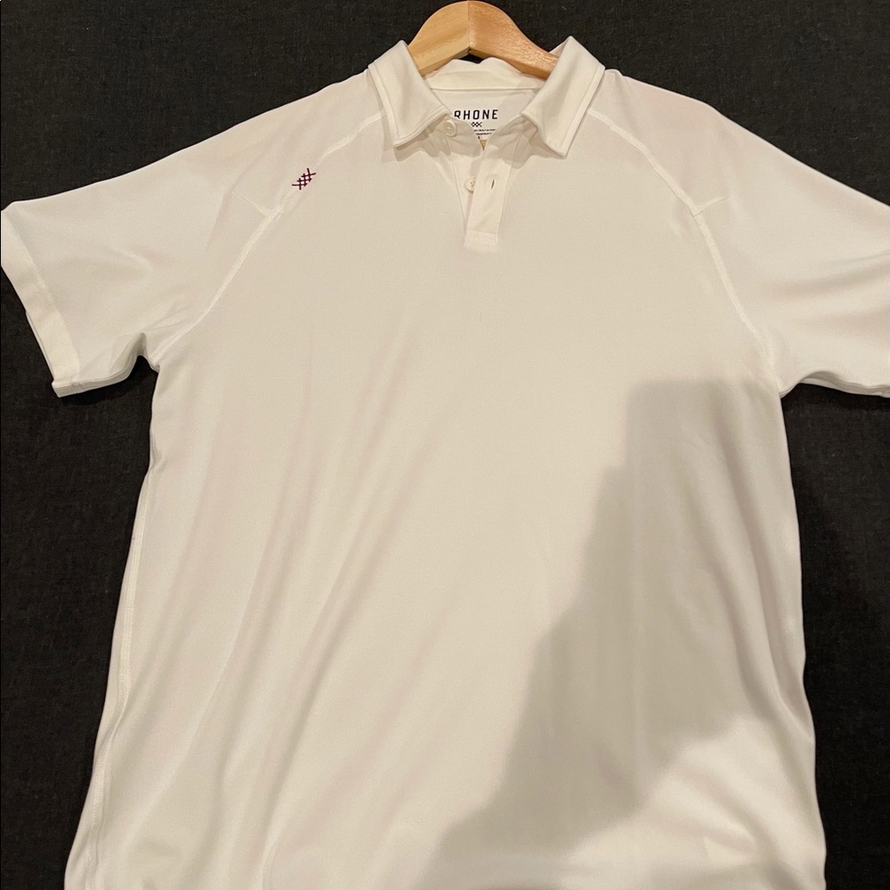 Rhone Delta Pique Polo - M - White - NWOT